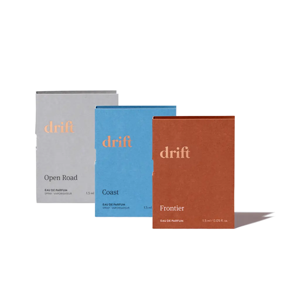 drift Cologne Sample Trio